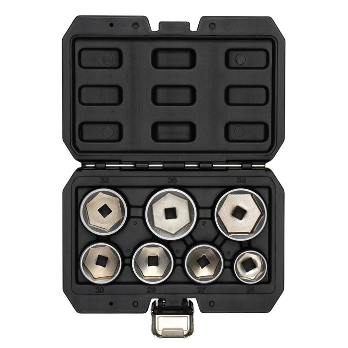 Draper Oil Filter Socket Set, 3/8" Sq. Dr. (7 Piece) - OFSS3/8 - 7 Piece