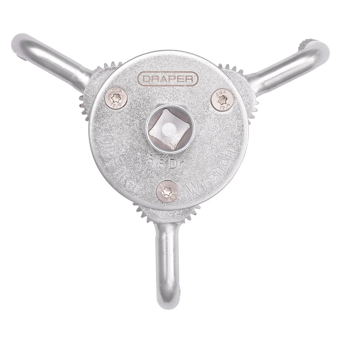 Draper 3-Leg Oil Filter Wrench, 69-136mm - OFW3