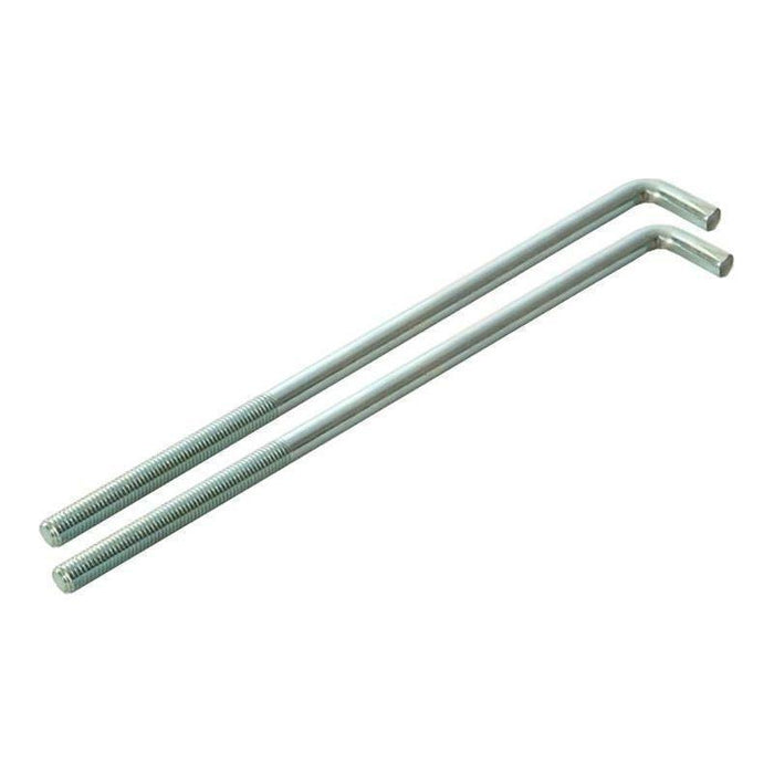 Faithfull External Building Profile - 460mm (18in) Bolts (Pack 2) Faithfull - Town Tools