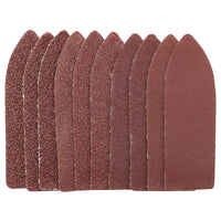 Draper Assorted Grit Hook and Loop Finger Sheets, 67 x 67 x 22mm (Pack of 10)