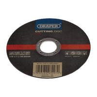 Draper Stainless-Steel/Inox Metal Cutting Disc, 115 x 1 x 22.23mm 94779