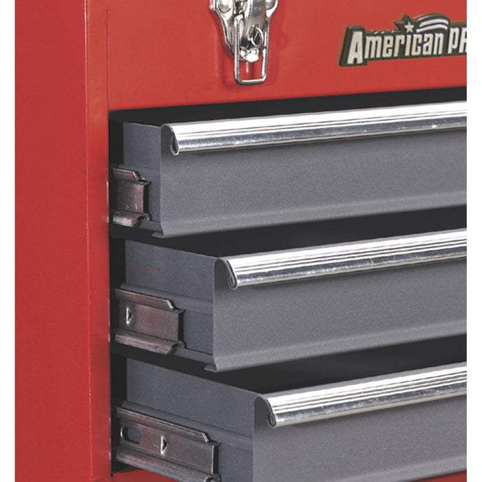 Sealey Tool Chest 3 Drawer Portable with Ball-Bearing Slides Red/Grey AP9243BB Sealey - Town Tools 