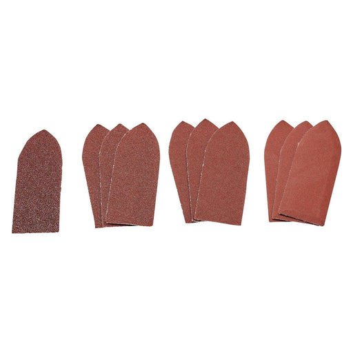 Draper Assorted Hook and Loop Aluminium Oxide Sanding Sheets, 32 x 92mm (Pack of Draper - Town Tools 