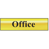 Scan Office - Polished Brass Effect 200 x 50mm