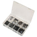 Sealey E-Clip Retainer Assortment 800pc Metric AB012ER Sealey - Town Tools 