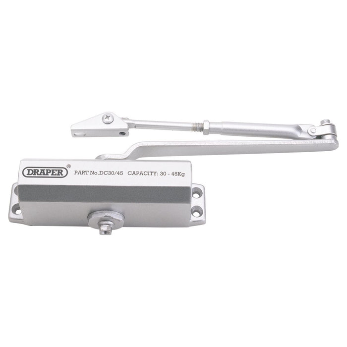 Draper Adjustable Automatic Door Closer for Doors Between 25kg and 45kg 62893 Draper - Town Tools 