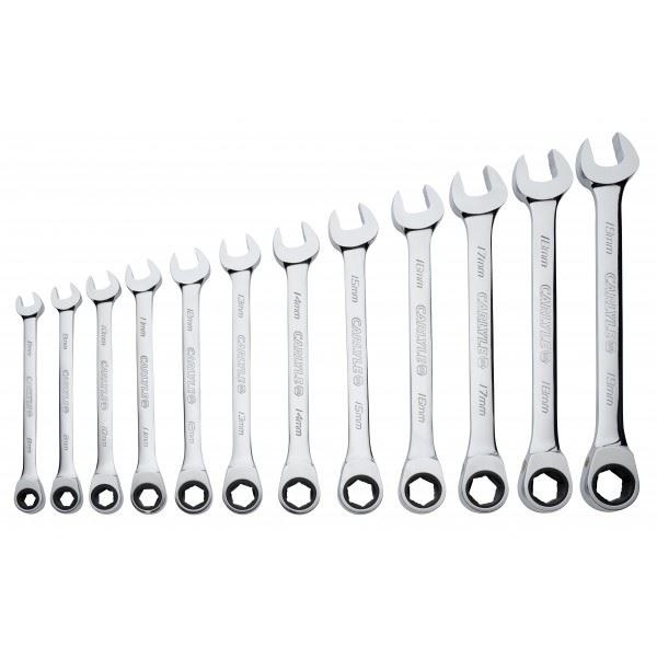 Carlyle Tools Spanner Set - Box End - Metric - 12 Piece