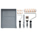 Draper Medium Pile Polyester Paint Roller and Brush Set with Soft Grip (8 Piece) Draper - Town Tools