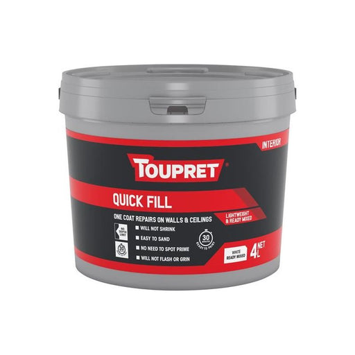 Toupret Quick Fill (Interior) - 4 litre Toupret - Town Tools