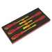 Premier Insulated Nut Driver Set with Tool Tray 5pc - VDE Approved Sealey Premier - Town Tools 
