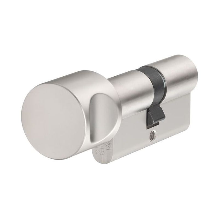 Abus Mechanical KE60NP Euro Thumbturn Cylinder Nickel Pearl Z30mm / K35mm Box ABUS Mechanical - Town Tools