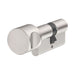 Abus Mechanical KE60NP Euro Thumbturn Cylinder Nickel Pearl Z30mm / K35mm Box ABUS Mechanical - Town Tools