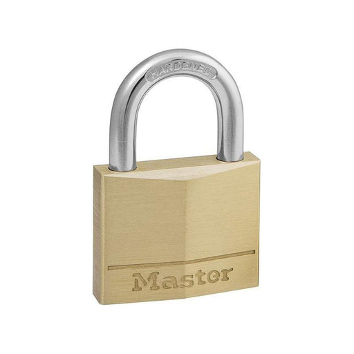 Master Lock Solid Brass 40mm Padlock 4-Pin Master Lock - Town Tools