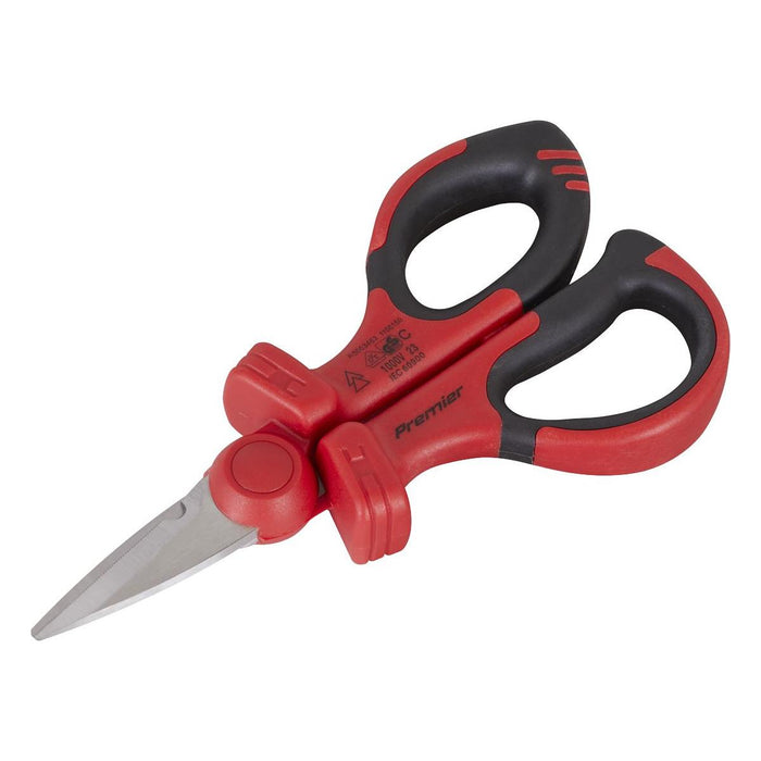 Sealey Premier Premier Insulated Scissors - VDE Approved AK8526 Sealey Premier - Town Tools 