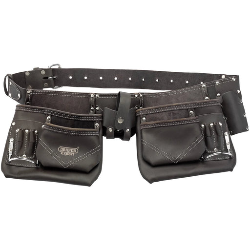 Draper Expert Oil-Tanned leather Double Pouch Tool Belt - OTLTP/ND - image 1