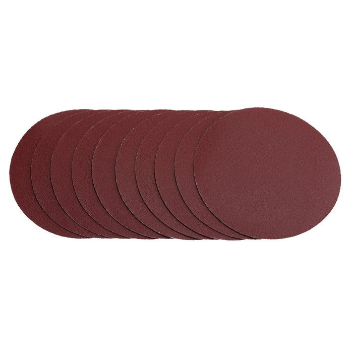 Draper Sanding Discs, 125mm, Hook & Loop, 240G (Pack of 10) - SDHL125
