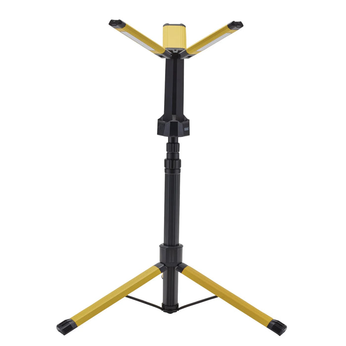 Draper SMD LED Rechargeable Tripod Site Light, 20W, 2000 Lumens, USB Cable