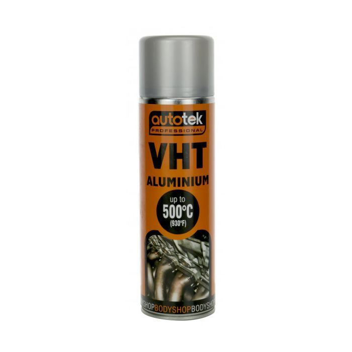 Autotek VHT Paint Aluminum 500ml Aerosol Spray On Paint