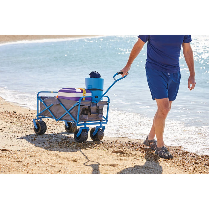 Draper Foldable Cart with Large Wheels, 80kg - FCLW