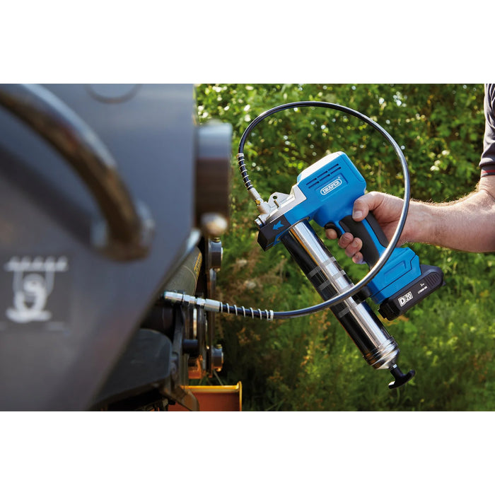 D20 20V Grease Gun Kit, 1 x 2.0Ah Battery, 1 x Charger (3 Piece) - D20GGKIT