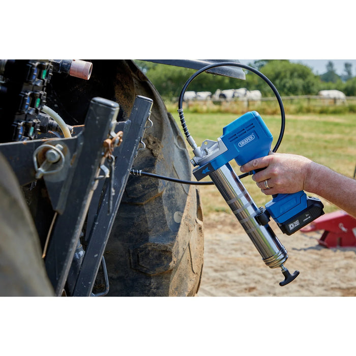 D20 20V Grease Gun Kit, 1 x 2.0Ah Battery, 1 x Charger (3 Piece) - D20GGKIT