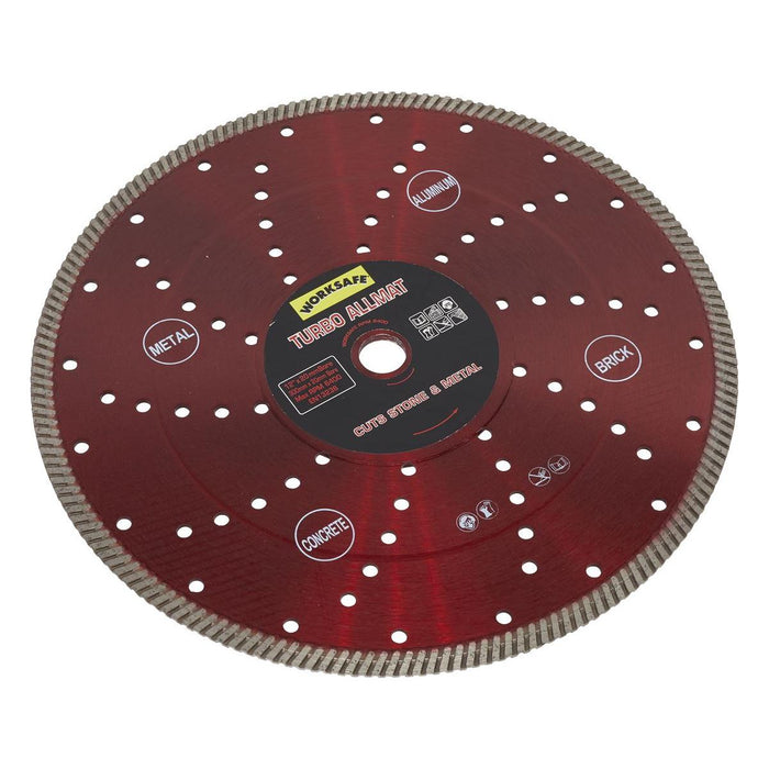 Sealey Turbo Allmat Diamond Blade300 x20mm WDTA300