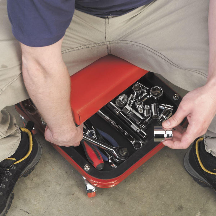 Sealey Mechanic's Utility Seat Deluxe SCR9 Sealey - Town Tools 