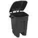 Sealey Refuse/Wheelie Bin 100L Black BM100 Sealey - Town Tools 