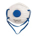 Silverline Moulded Valved Face Mask FFP2 NR Display Box 10pk FFP2 NR Silverline - Town Tools 