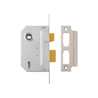 Yale Locks PM320 3 Lever Mortice Sashlock Polished Chrome 79mm 3in