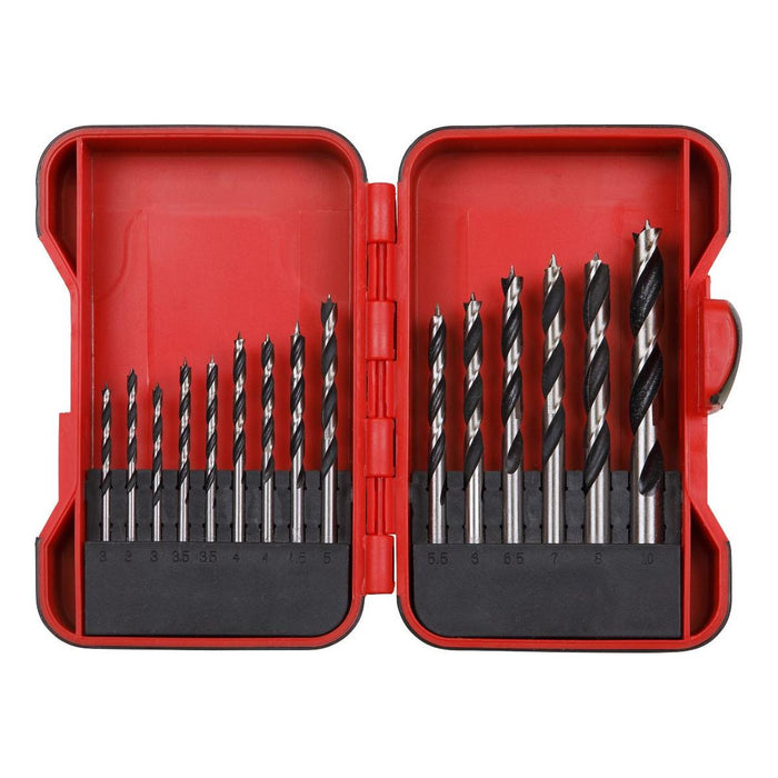Sealey Brad Point Wood Drill Bit Set 15pc AK3715W Sealey - Town Tools 