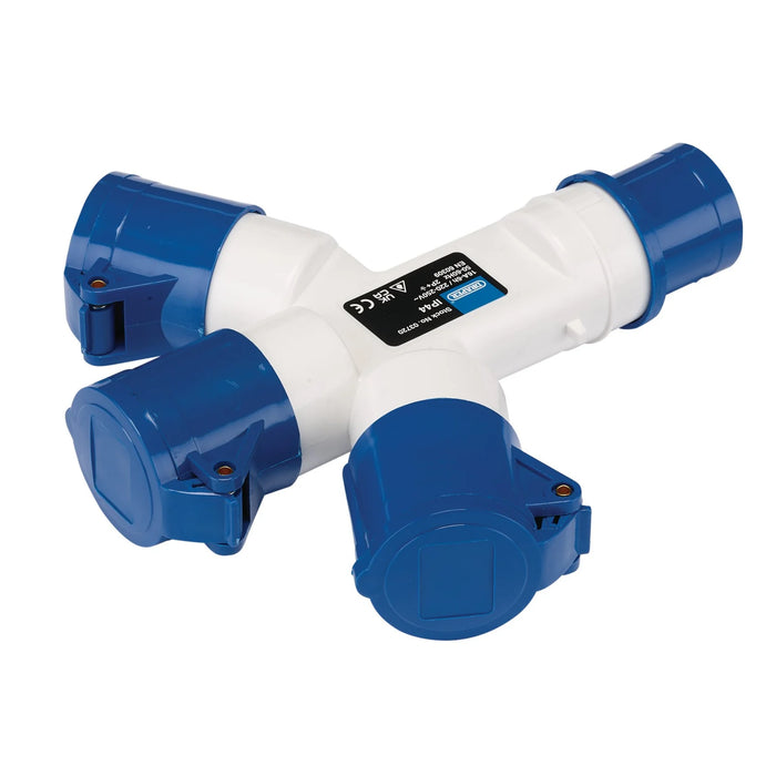 Draper 3-Way Splitter, 16A 110-230