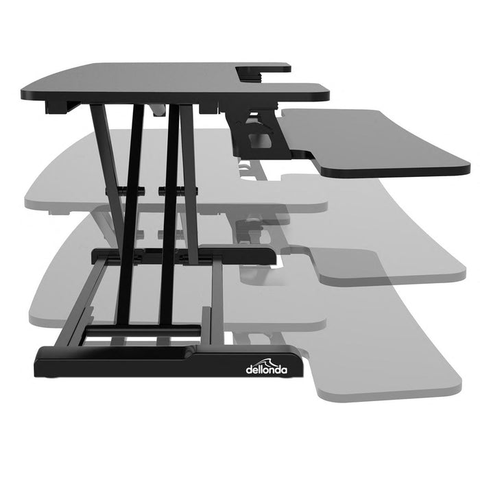 Dellonda 89cm Height-Adjustable Standing Desk