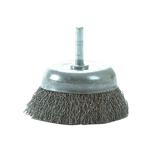 Lessmann DIY Cup Brush with Shank 75mm, 0.35 Steel Wire Lessmann - Town Tools