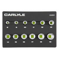 Carlyle Tools 12Pc 3/8 Drive 12 Point Socket Set 8mm To 19mm