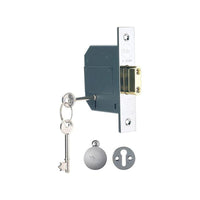 Yale Locks PM562 Hi-Security BS 5 Lever Mortice Deadlock 68mm 2.5in Polished Chrome