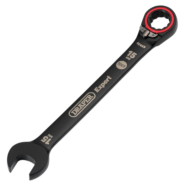 Draper Expert HI-TORQ® Metric Reversible Ratchet Combination