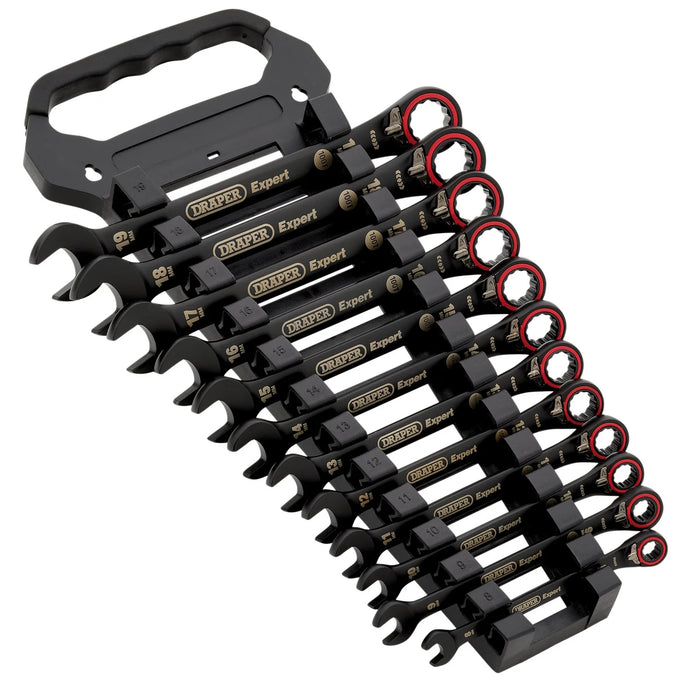 Draper Expert HI-TORQ®  Metric Reversible Ratchet Combination Spanner