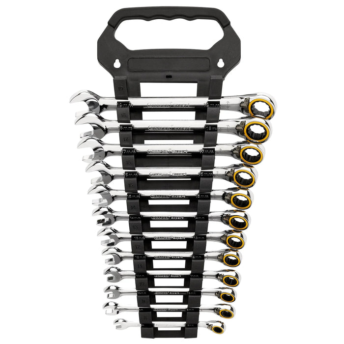 Draper Expert HI-TORQ® Metric Reversible Ratchet Combination Spanner Set (12