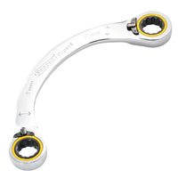 Draper Expert HI-TORQ® Double Ring Ratchet Half Moon Spanner, 15 x 17mm