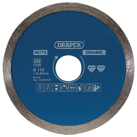 Draper Continuous Diamond Blade, 115mm 99779