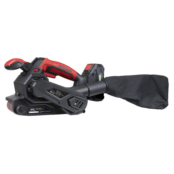 Sealey SV20 Series 76mm Cordless Belt Sander 20V - Body Only CP20VBS Sealey - Town Tools 