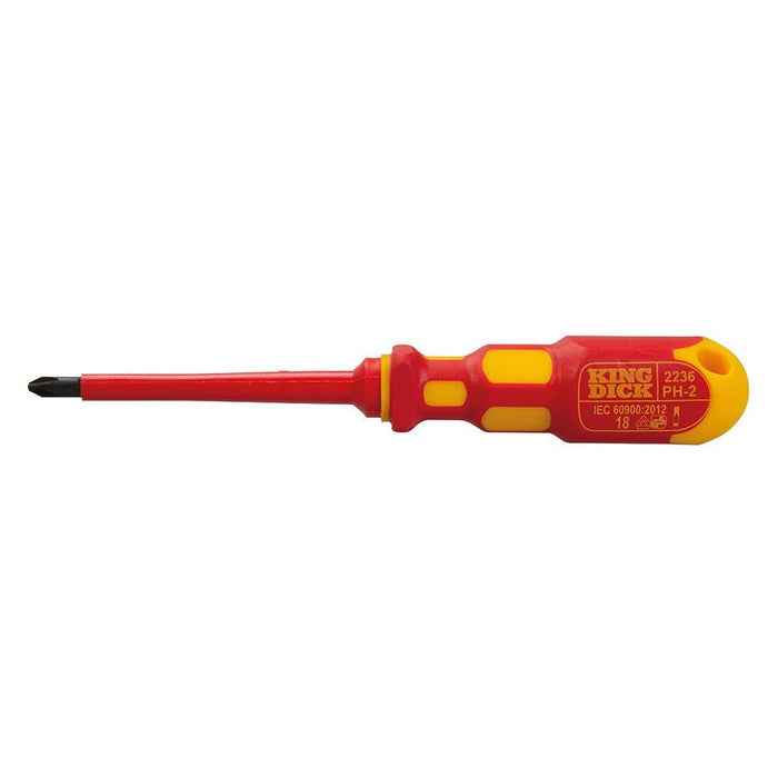 King Dick VDE Screwdriver PH 2 6 x 100mm King Dick - Town Tools 