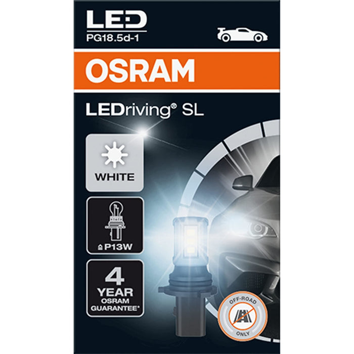 OSRAM LEDriving® SL, P13W, White 6000K, LED signal lamp, Off-road only Osram - Town Tools 