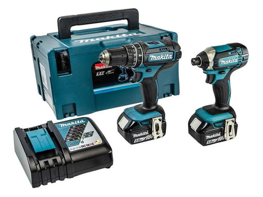 Makita DLX2131TJ Twin Pack 18V 2 x 5.0Ah Li-ion Makita - Town Tools