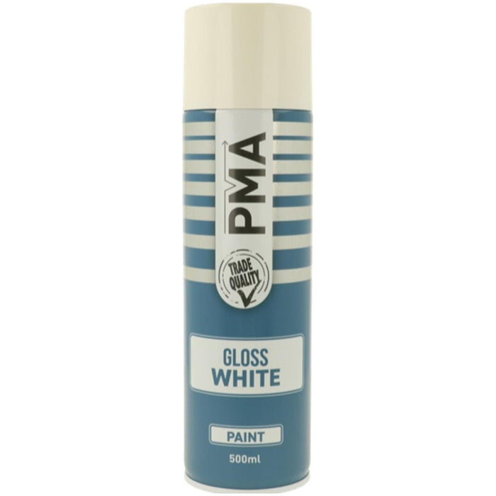 PMA Professional Gloss White 500ml Spray Paint High Coverage[3] PMA - Town Tools 