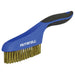 Faithfull Scratch Brush Soft Grip 4 x 16 Row Brass Faithfull - Town Tools