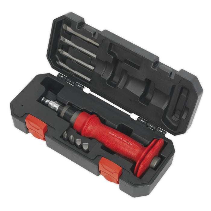 Sealey Premier Premier Heavy-Duty Impact Driver Set with Protection Grip 10pc Sealey Premier - Town Tools 