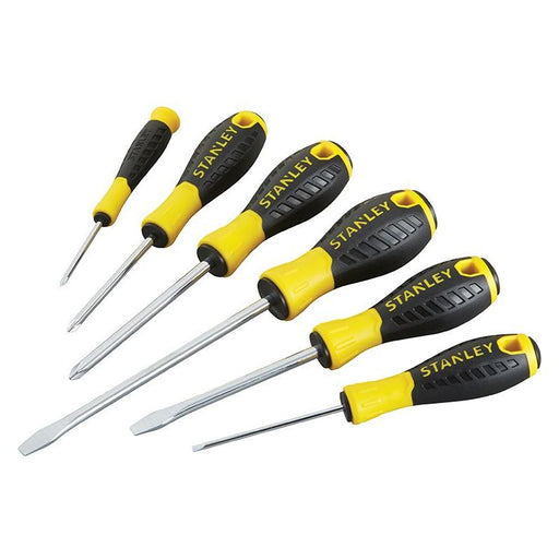 Stanley® Hand Tools 0-60-208 Essential Screwdriver Set, 6 Piece STANLEY® Hand Tools - Town Tools