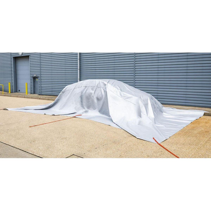 Sealey Vehicle Fire Safety Blanket - Silicone Coated 6 x 8m EV500 Sealey - Town Tools